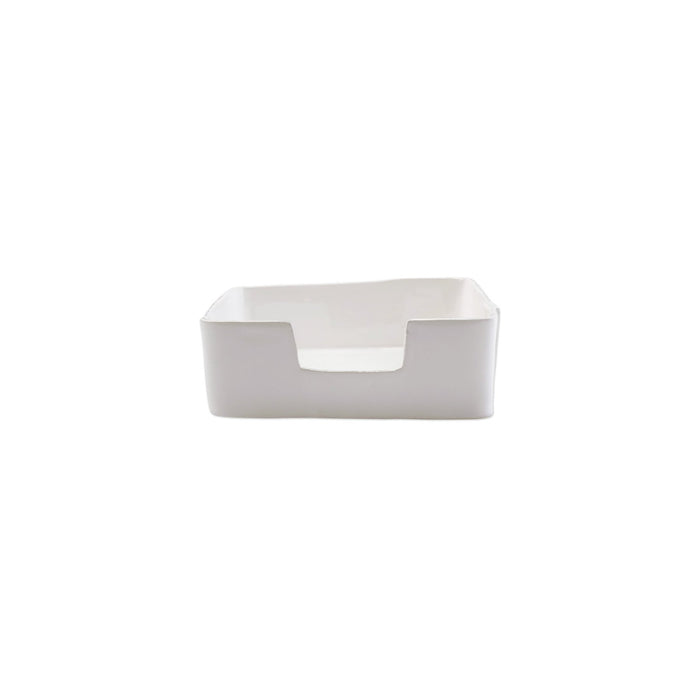 Lastra White Dinner Napkin Holder